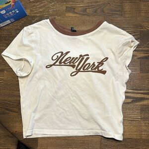 Small Cropped New York t-shirt
